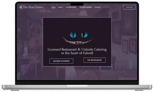 sunderland web design for restaurant