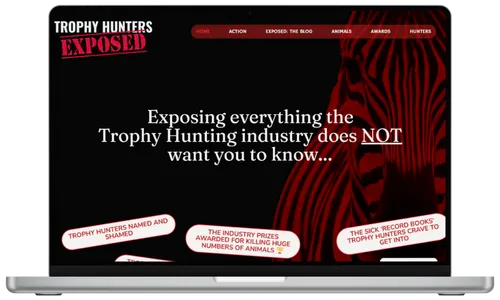 website development for animal rights campaign